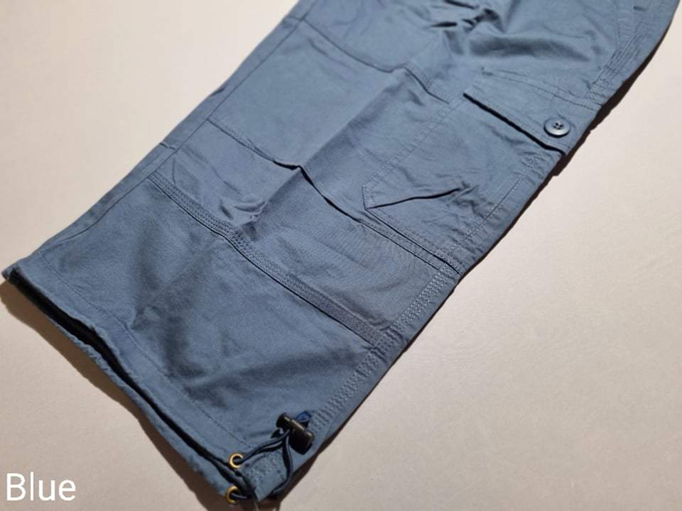 three quarter cargo pants